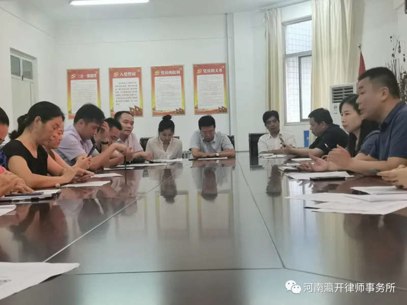 瀛開所法律顧問進村居，普法惠民暖人心